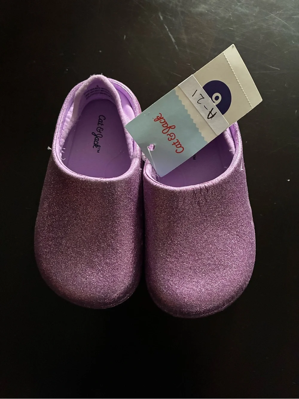 Kids Purple Slip-On Sandals